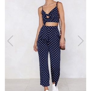 NastyGal polkadot set!